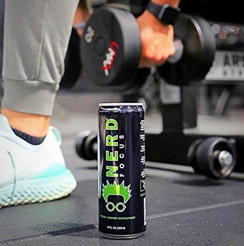 Nerd Focus Original Energy Drink 12 Pack - Mind Boosting Nootropics, Essential Vitamins & Minerals | Refreshing Performance Beverage | Focus, Concentration, Mental Clarity | Vibrant Flavor - 12 fl. oz Cans