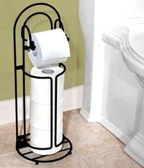TOILET TISSUE TOWER Decorative Wrought Iron