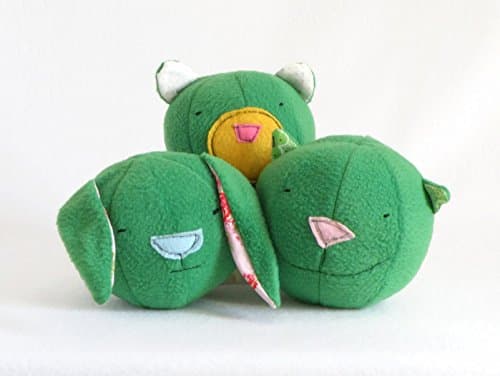 Handmade Peas in a Pod Plush Toy