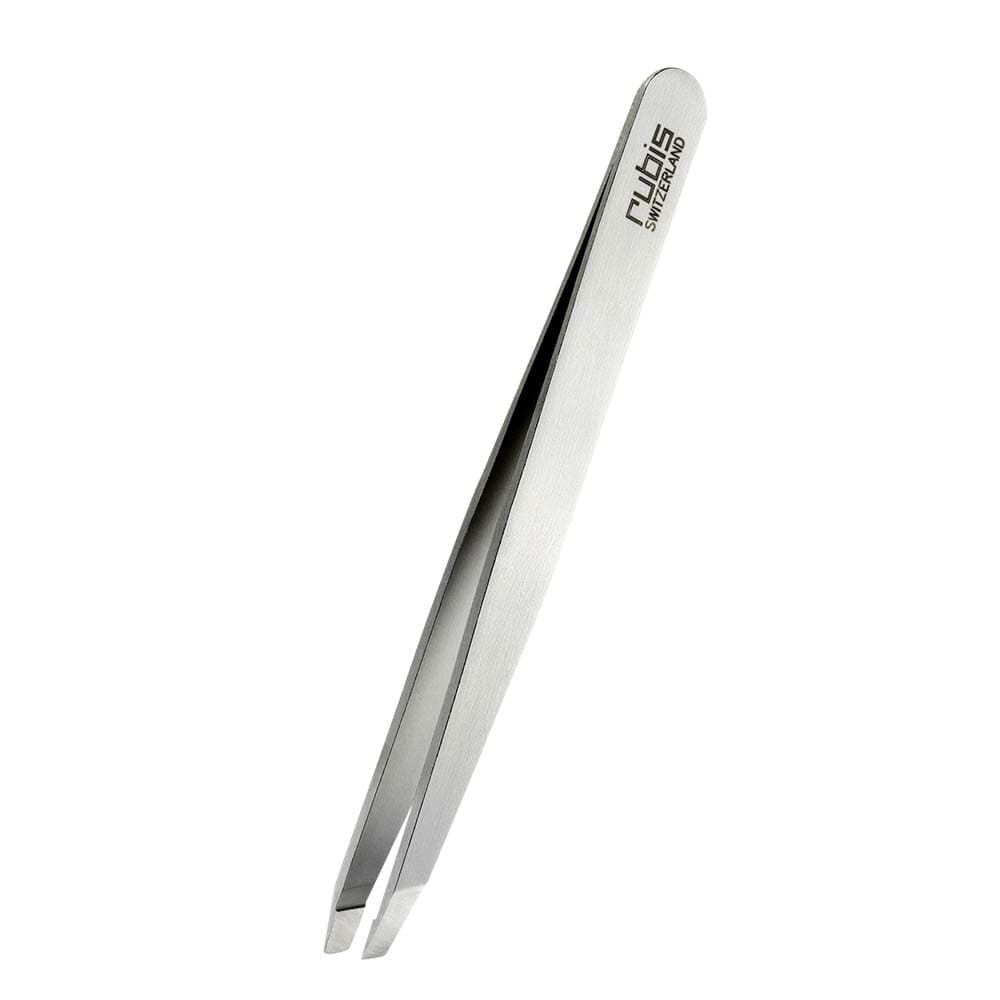 Switzerland Slanted Tip Tweezer-Silver