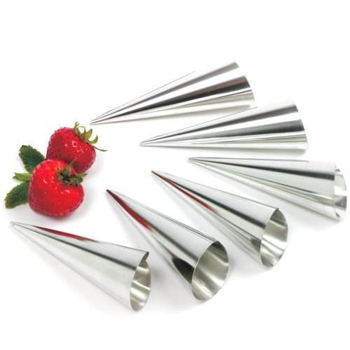 10 Piece Cream Horn Case Set