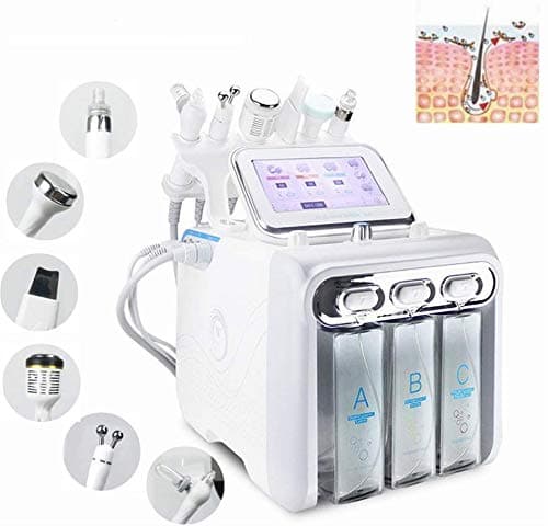 Hydrogen/Oxygen Small Bubble Spa Machine 6 in 1 Multifunction Skin Cleaner,Hydro Dermabrasion Water Vacuum Beauty Facial Cleaning Device