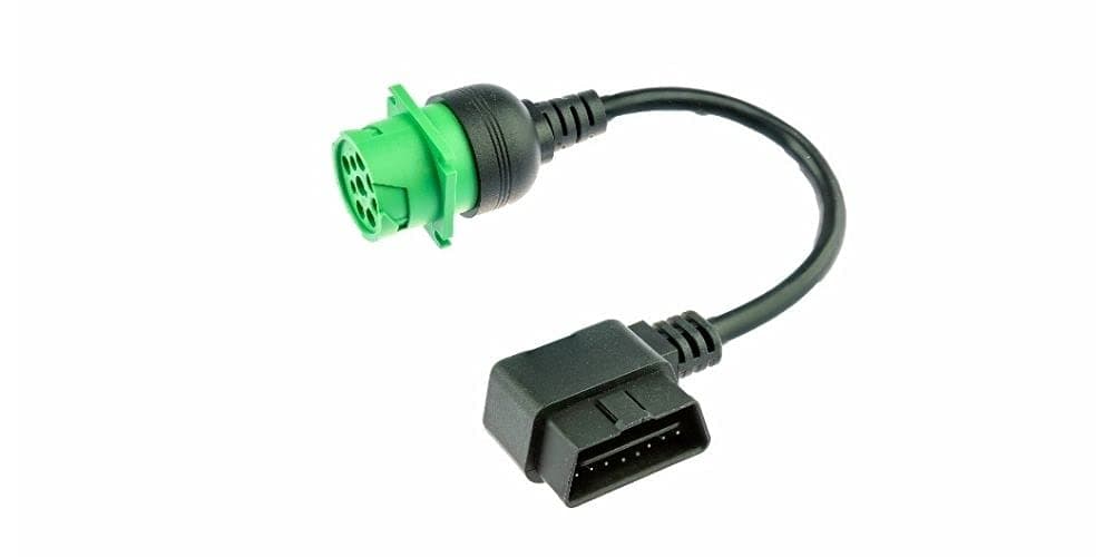 My20 ELD OBD-II to 9 pin Cable Adapter (J1962-J1939), Diagnostic ECM Port Adapter for Electronic Logging Device