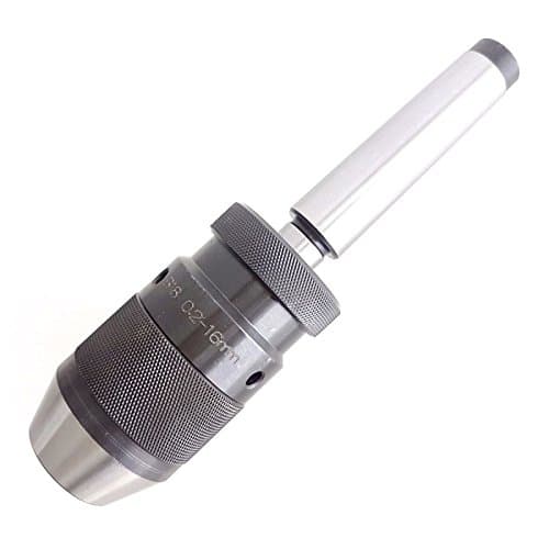 Keyless Drill Chuck 0.2-16 mm B18 + MT3 M12 DIN228A Morse Taper Arbor