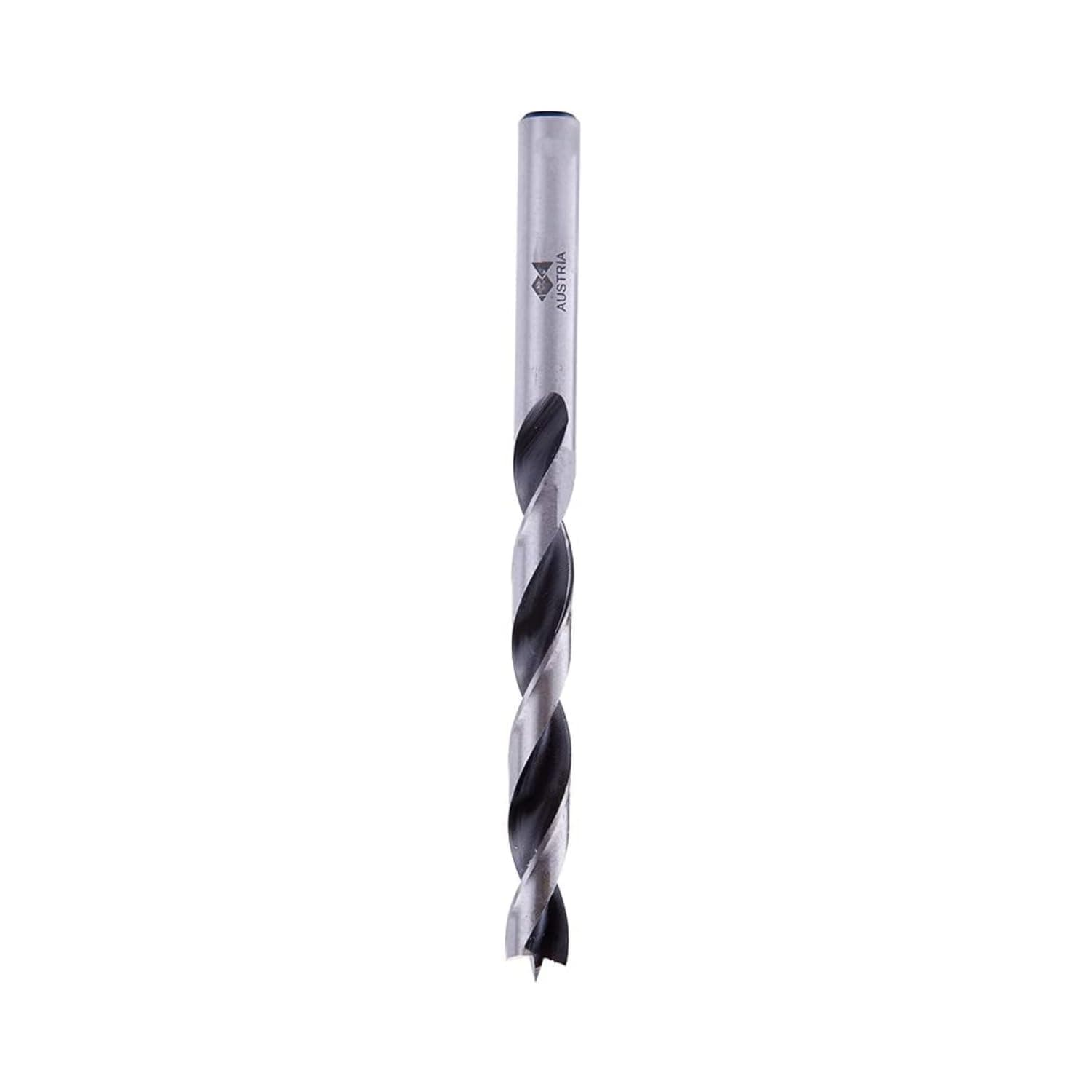 Brad Point Drill Bits (5mm x 86mm) - Premium Drill Bits for Soft, Hard, Veneered and Laminated Wood, MDF and Acrylic Glass - Beveled Edge for Fast, Easy Cutting - FSF-003960 - Made in Austria
