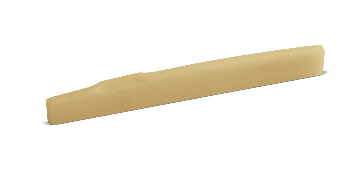 Unbleached Bone 12 Inch Radius Saddle – Fits Some Post-2000 Gibson® Guitars – 11 mm