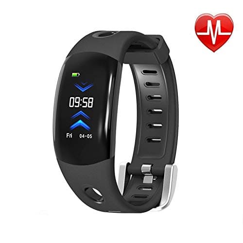 Fitness Tracker Watch with HD Colorized Screen Activity Tracker Smart Band Bracelet Health Pedometer Watch for Women Men, Charging by USB Waterproof Wristband Step Tracker of Heart Rate and Calorie