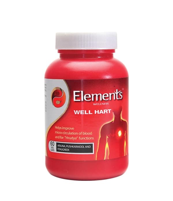 Well Hart 60 Capsules, Elements Wellness, Well Hart