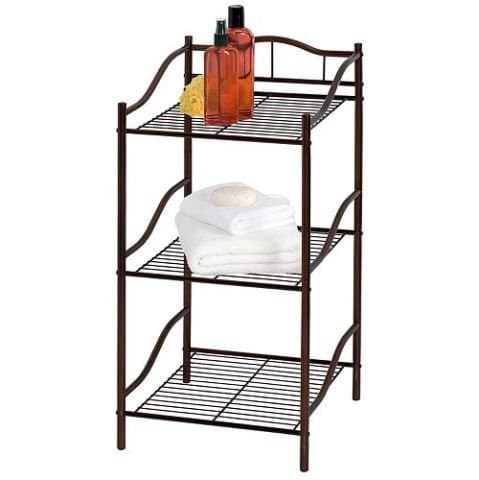 Creative Bath 20061-NI 3 Shelf Storage Tower - Nickel