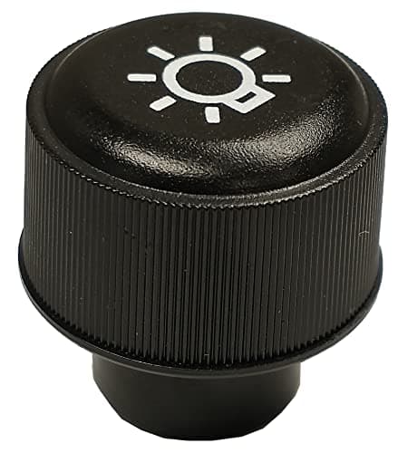 84-89 Corvette C4 Headlight Switch Knob with Clip New Reproduction