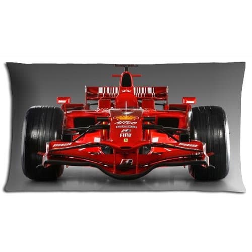 Anti-microbial Polyester Cotton Zippered Ferrari Sumptuous Bed Pillow Cases 20x36(inch) 50x90(cm)