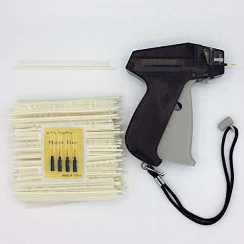 Amram Hawk Micro Fine Tagging Gun for Clothing with 5 Needles and 10000 Pieces 11/64 Inch Barbs; for Micro Fine Tagging Applications