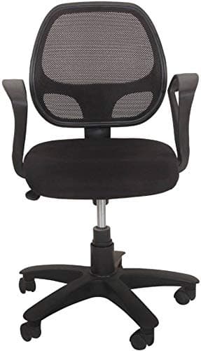 Fabric Study Arm Chair (Black)(KS Chairs)