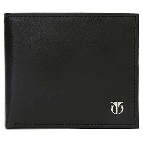 Titan Men's Bifold Leather Wallet, Black