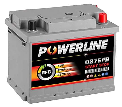 027 EFB Powerline Start Stop Car Battery 60Ah
