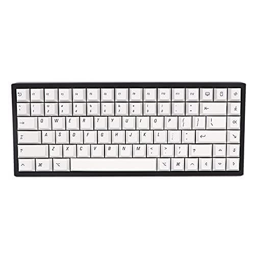 Minimalist White Keycaps 140Keys Dye Subbed Cherry Profile Keycap for Wired USB Mechanical Keyboard Cherry MX Switch