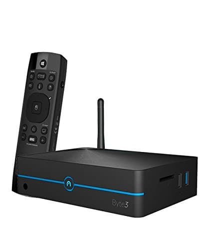 AZULLE Byte3 8GB/32GB Fanless Windows 10 Pro Mini PC & Lynk Multifunctional Remote Control (Bundle)