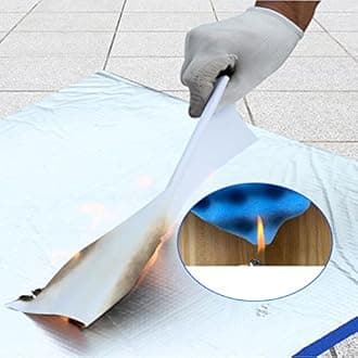 Acoustic Panel 1Mx1Mx5cm Self -Adhesive Acoustic Absorption Panels Sound Insulation Panels Tiles High Density Acoustic Sound Absorbing Panels Great for Home,Offices,Car,Recordant, KTV