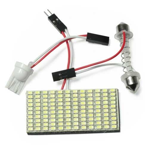 55mm x 25mm LED dome light panel 120 SMD for car van limousine interior light 12v super white
