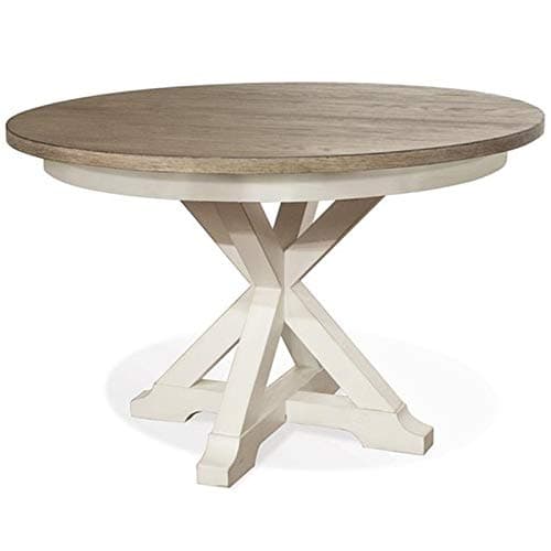 Riverside Furniture Myra Extendable Cross Base Dining Table