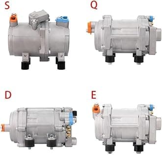 A/C 12V 24V 48V Electric Compressor Set For Auto AC Air Conditioning Car Truck Bus Boat Tractor Shop Automobile Aircon(E-48V)