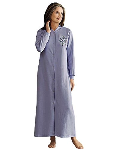 National Short Snap Front Fleece Robe - Short