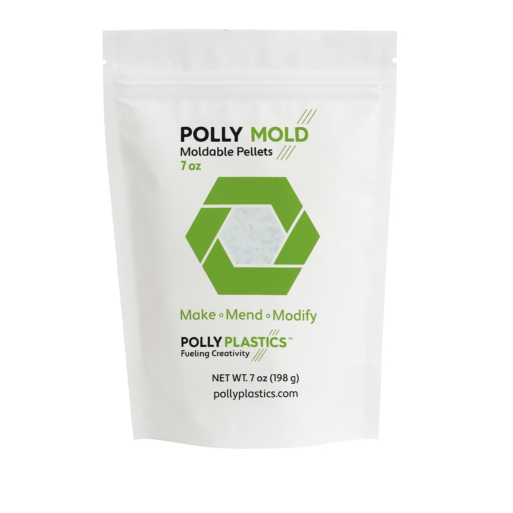 Polly Plastics Moldable Pellets | Thermoplastic Beads | Cosplay, Projects, Repairs (7 oz)