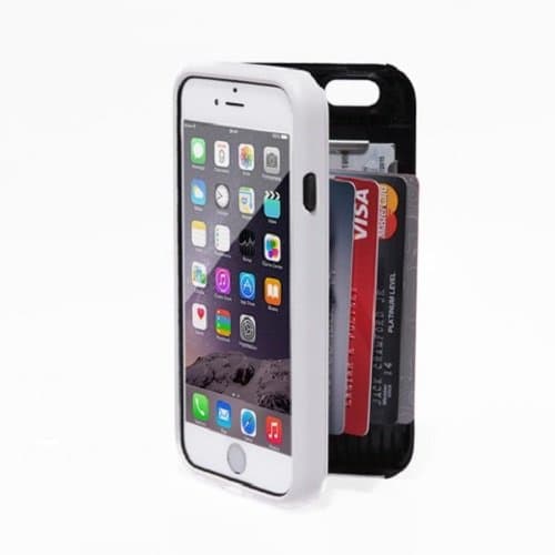 New Wallet Case with Card Slots for iPhone 6 / 6S - White