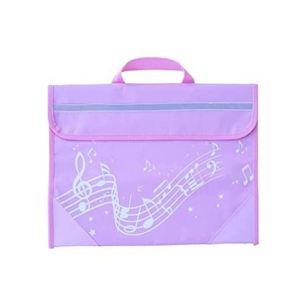 Pink Music Bag Wavy Stave Design