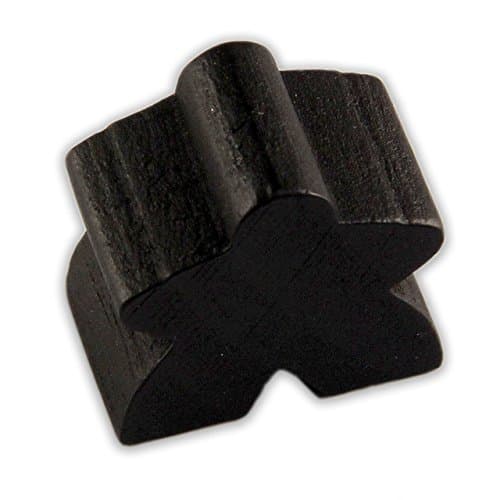 Spiel Pro Standard Meeples - Black (16mm) - 10 pc
