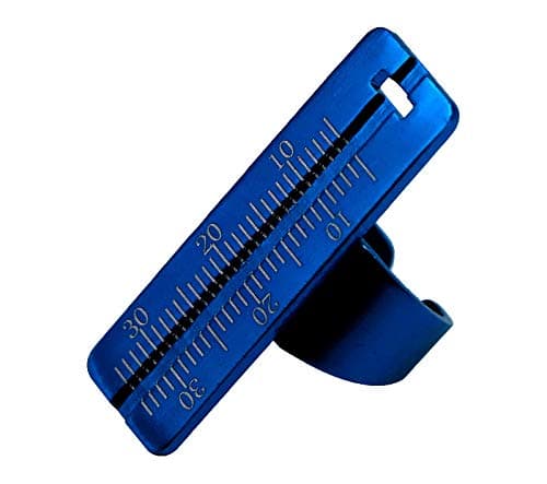 Endo Finger Ruler 35mm Span Measurement Tool Ring Ruler Measuring Instrument (Blue)