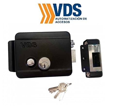 Automatic Electric Lock Hinged Door, electrocerradura with Push Button 12 V VDS Door Garage Gate AUTOMATICA or Pedestrian