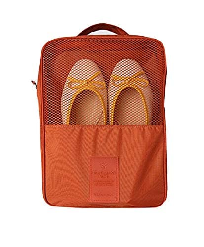 UNIQUE GADGET Polyester Shoe Bag (Brown_TRSHOEBAGBR)