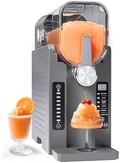 CHIVALZ Slush Machine, Frozen Drink Machine, No Ice Needed, 12H Pre-Scheduling, LED Display, Self-Cleaning, Makes Slushies, Milkshakes, Frappés & Cocktail, AD03, Black, 6 Preset Programs +1 Pack