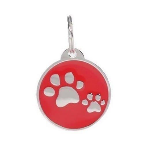 PetTouchID Smart Pet ID Tag, QR Code, NFC, GPS Location (Red)