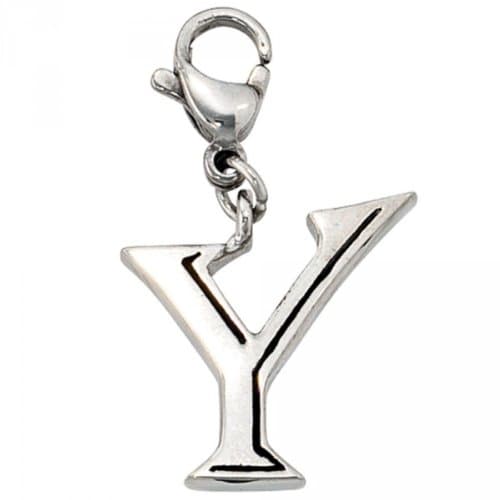 Letter pendant Y stainless steel