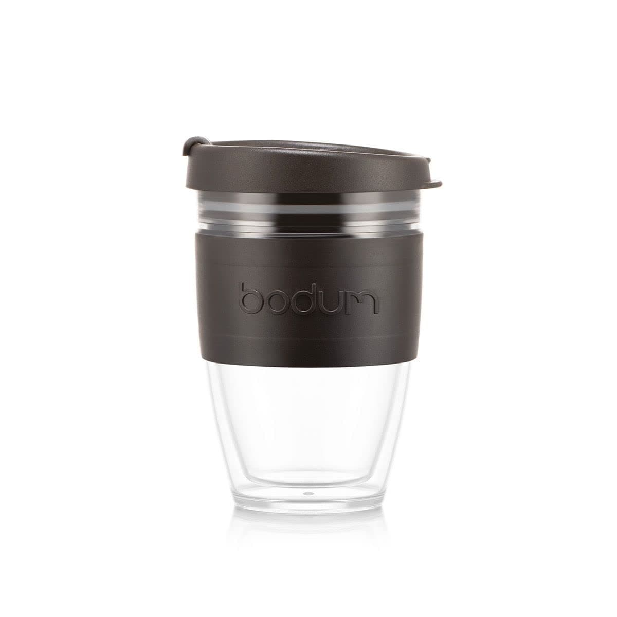 Joy Cup Double Wall Travel Mug, 8 oz, Black