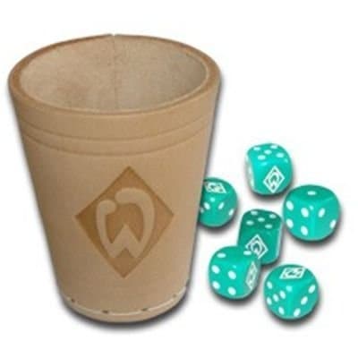 TEEPE 29570 – SV Werder Bremen Dice Cup with 6 Cube