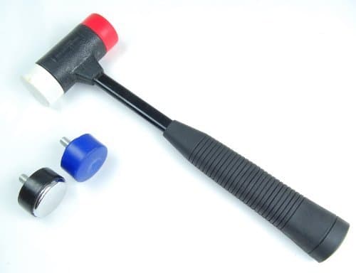 4-in-1 Multi-Head Mallet -Stainless Steel, Nylon, Plastic, Rubber