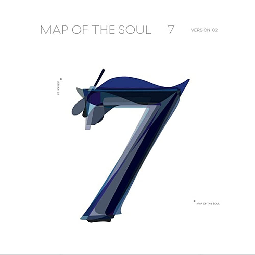 K-POP BTS - MAP of The Soul : 7, Version 2 Cover incl. Album, Folded Poster, Extra Photocards Set