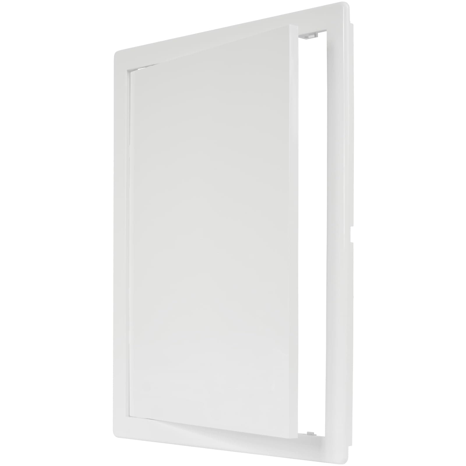 12" x 16" White Plastic Access Panel. Service Shaft Door Panel. Plumbing, Electricity, Heating, Alarm Wall Access Panel for Drywall. Bathroom Services Access Hole Cover. (12" x 16")