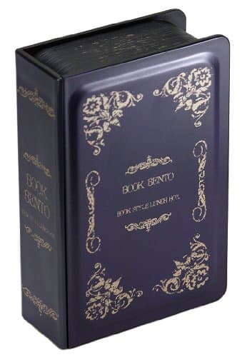 Bento Box in Book Form, Antique, Navy