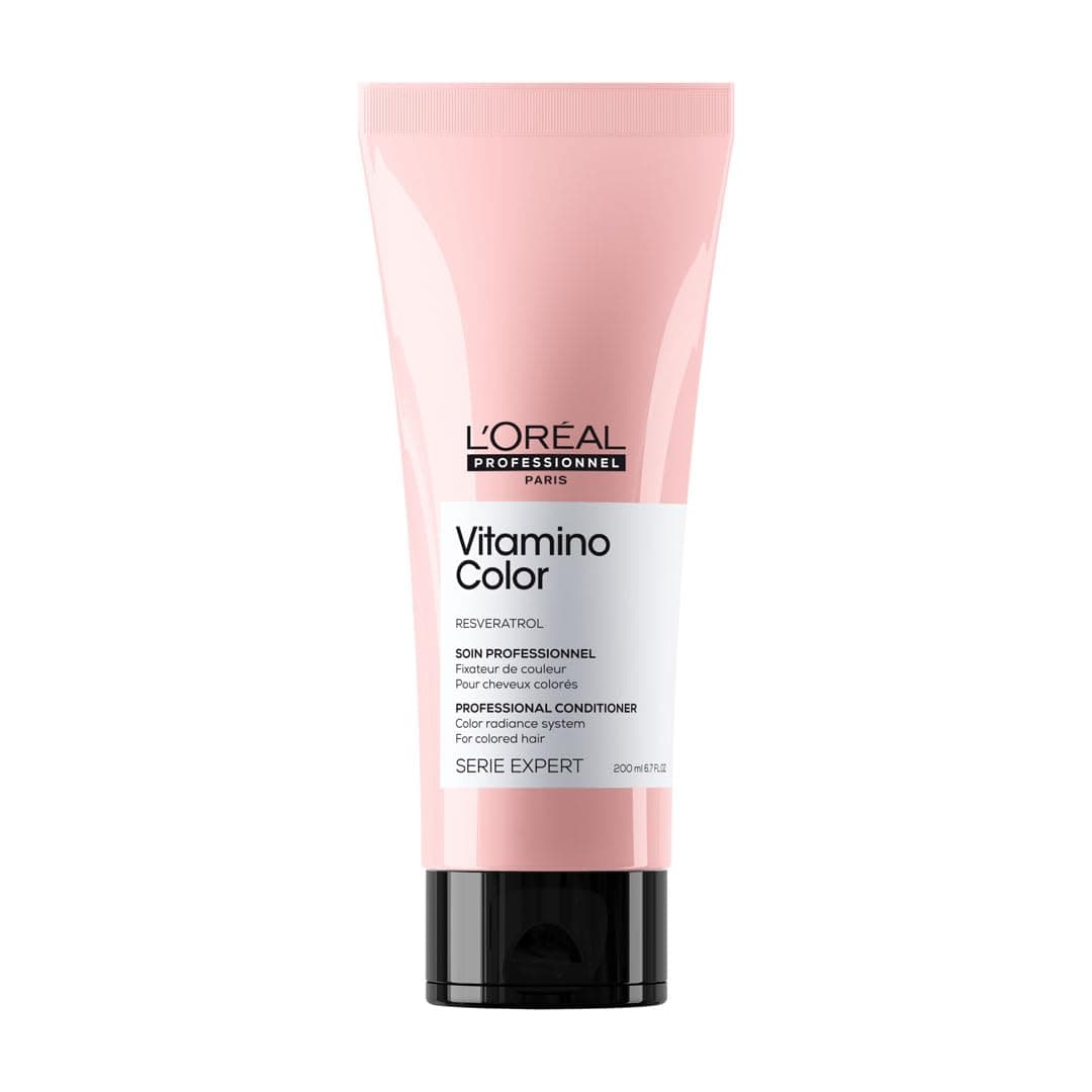 L’Oréal Professionnel | Vitamino Color Conditioner | Protects & Preserves Hair Color | Enriched with Reservatol| Adds Vibrancy & Enhances Shine | For Color-Treated Hair | SERIE EXPERT | 200ml