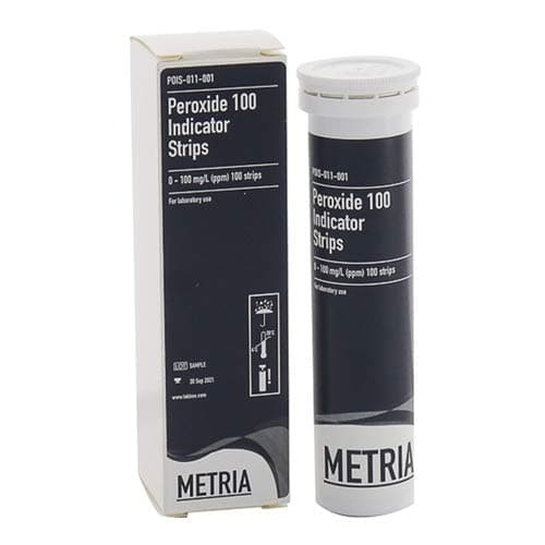 Phosphate Indicator Strips 0-500 mg/l (ppm), 100 strips/box METRIA