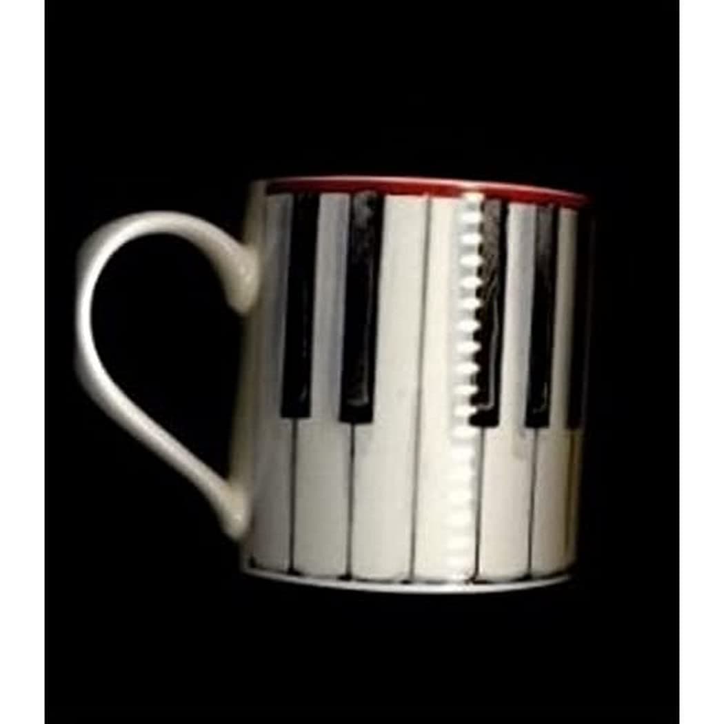 Fine China Mug - Piano Keys Design