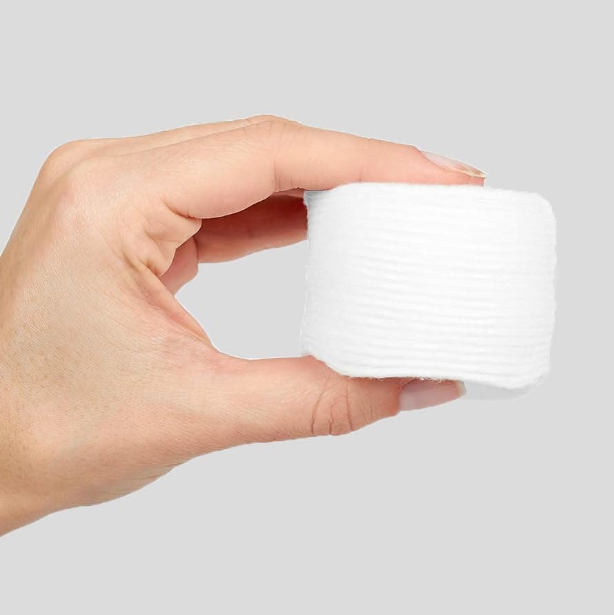 Amazon Basics Cotton Rounds, 100ct , Pack of 6 (Previously Solimo)