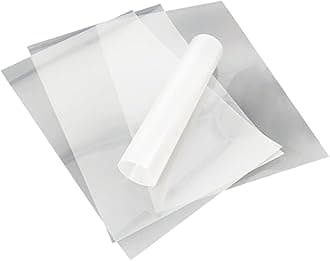 PDMS Film Polydimethylsiloxane Elastomer Film Low Modulus Pure Organic Transparent Silicone Film Sheet 200 x 300mm(0.020mm)