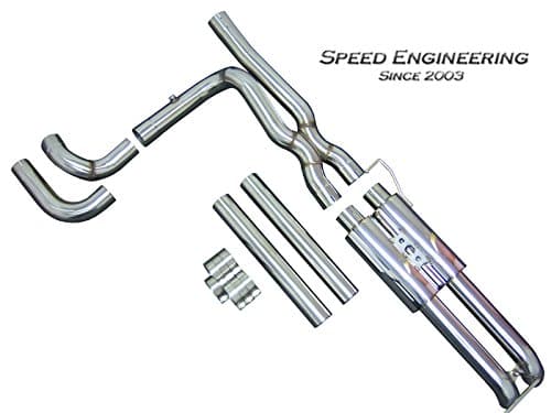 Silverado & Sierra True Dual Exhaust System 1999-2013 (Single Cab Short Bed)"Axle Dump"