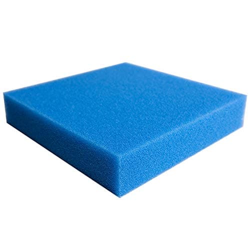 Premium German Quality Sponge aquarium Polyether Filter Foam Media HMF Pad sheet pond fish Shrimp 31x30x5cm (Blue, PPI 30)