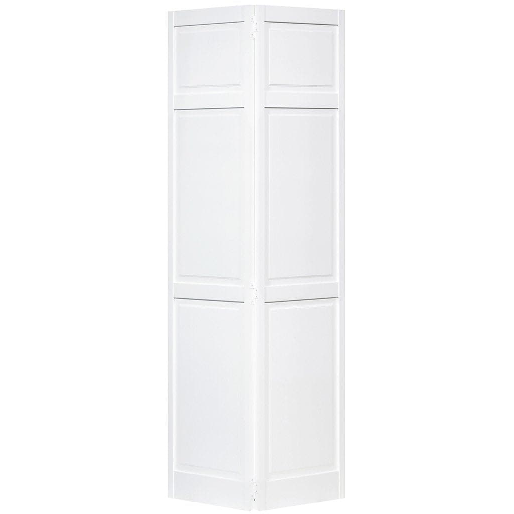 Closet Door, Bi-fold, 6-Panel Style Primed White